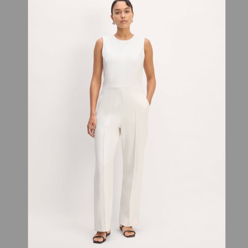 EVERLANE The Dream Jumpsuit IN WHITE SIZE SMALL